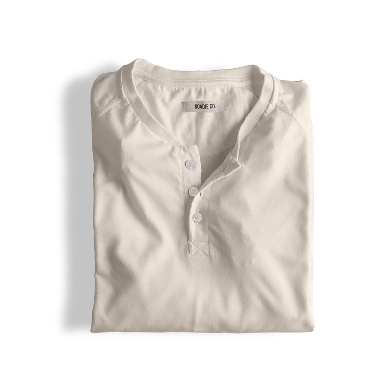 Camiseta Henley Roadie - Off White