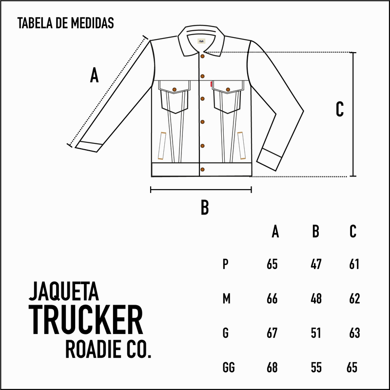 Jaqueta Trucker Roadie - Deep