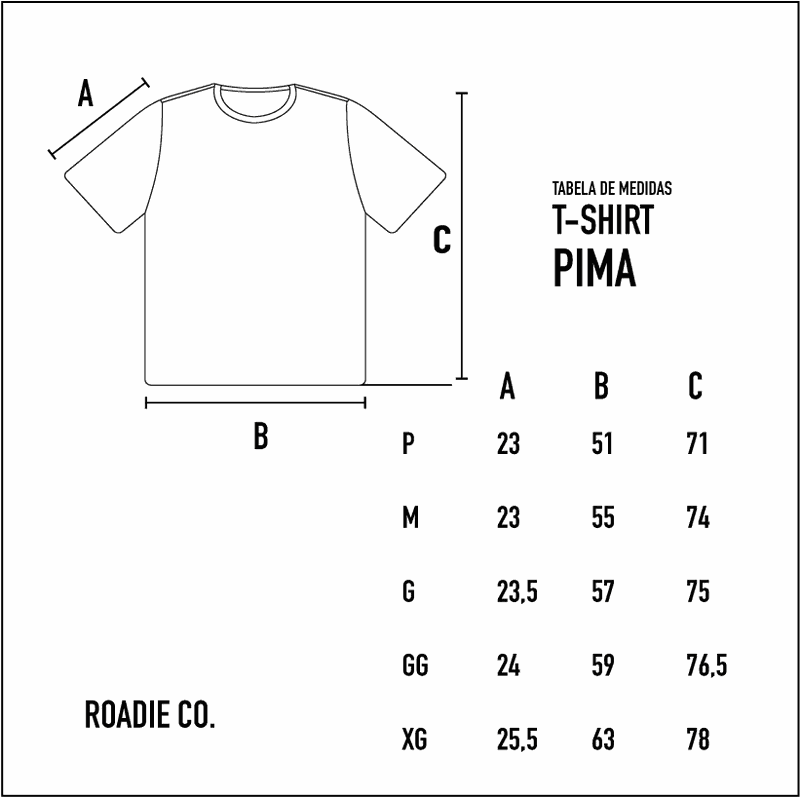 T-shirt Hug Pima - Preta