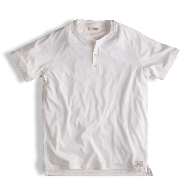 T-shirt Henley M.Curta - Off White