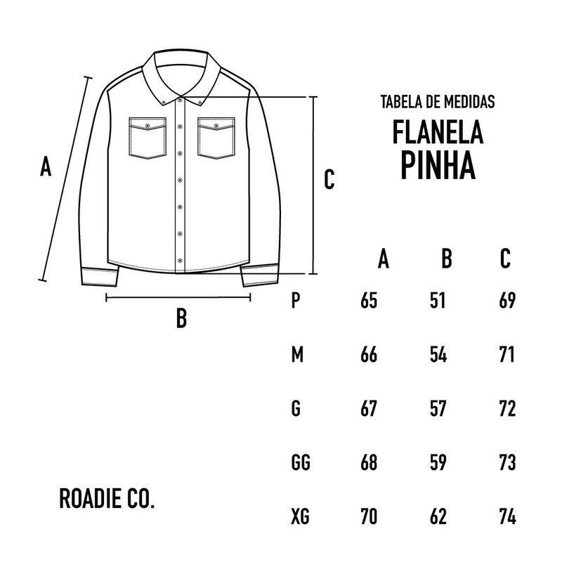 Camisa Flanela - Pinha III Cotoveleira