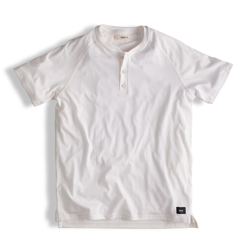 T-shirt Henley M.Curta - Off White