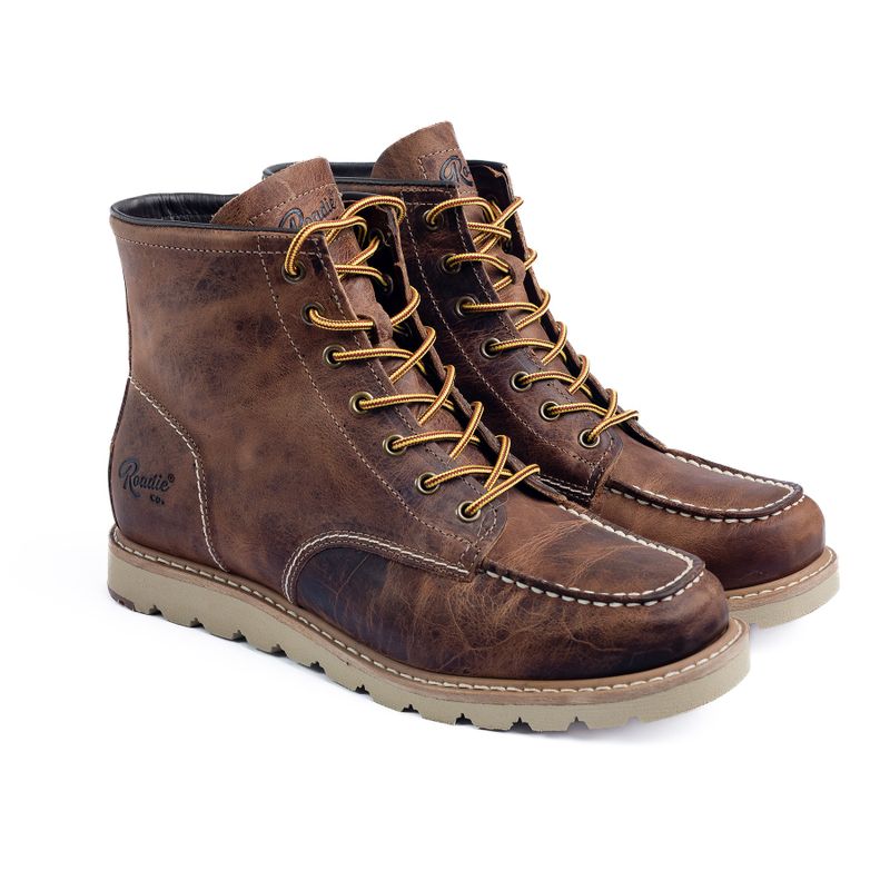 Bota Couro Moc Toe Roadie