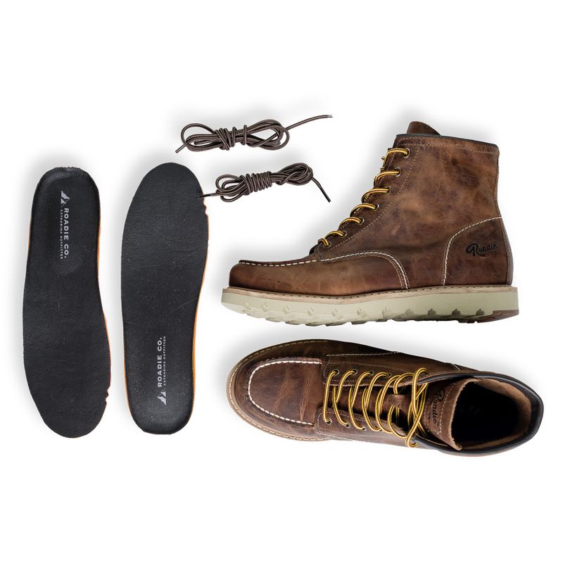 Bota Couro Moc Toe Roadie