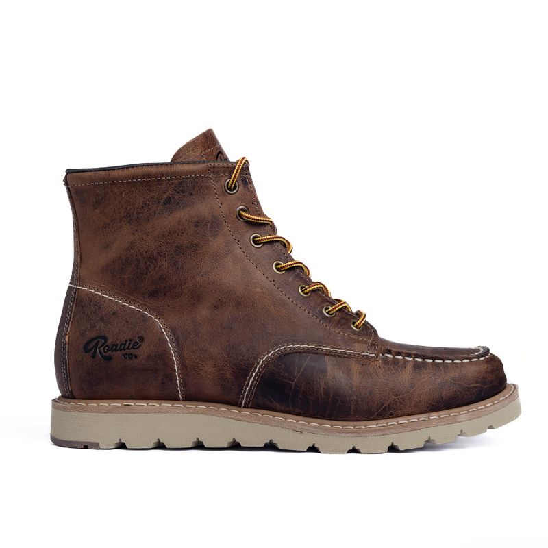 Bota Couro Moc Toe Roadie