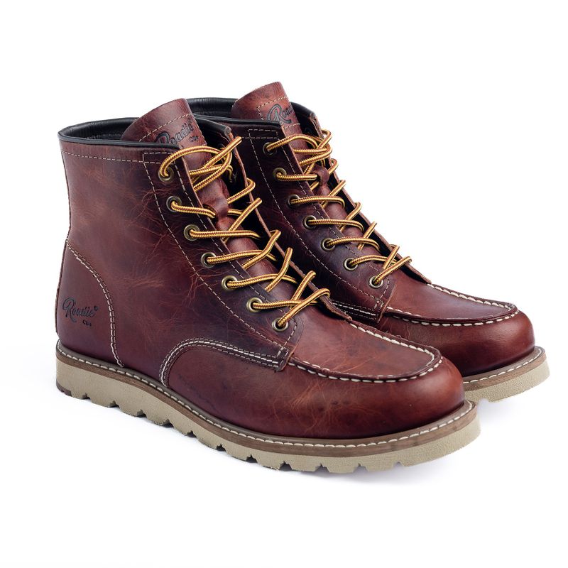 Bota Couro Moc Toe Roadie