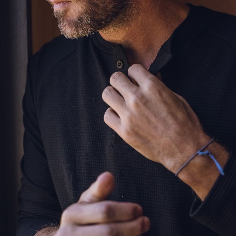 Camiseta Henley Texture 