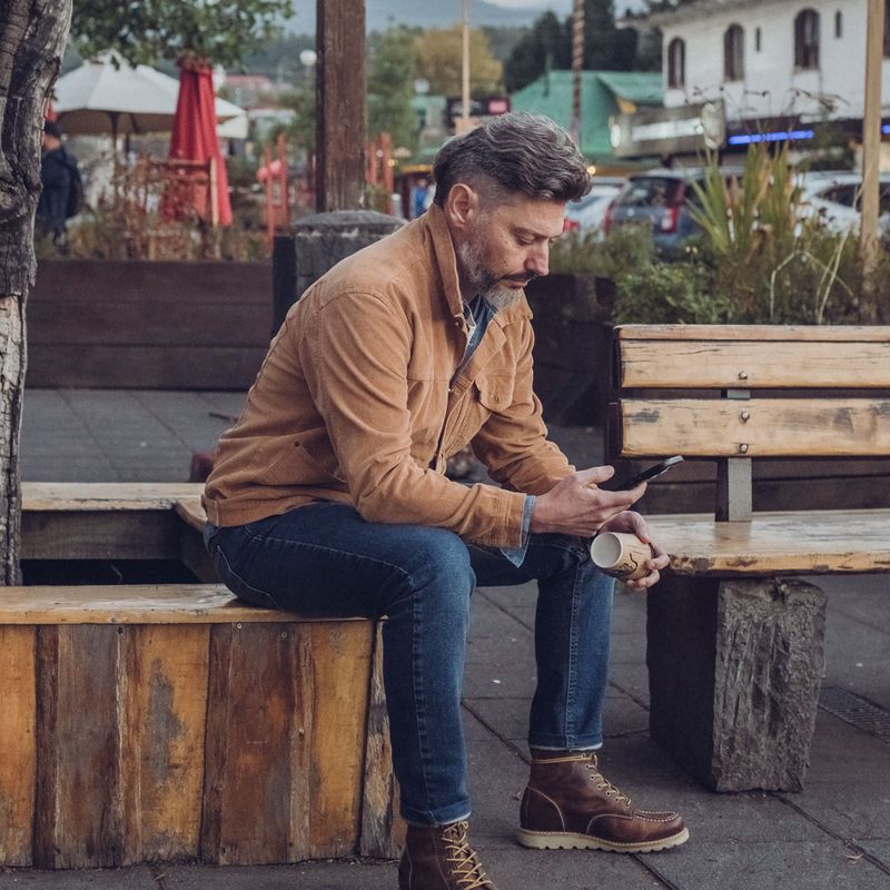 Bota Couro Moc Toe Roadie