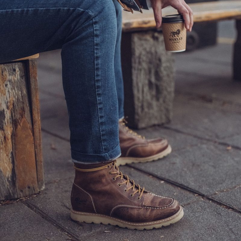 Bota Couro Moc Toe Roadie