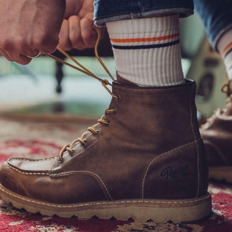 Bota Couro Moc Toe Roadie