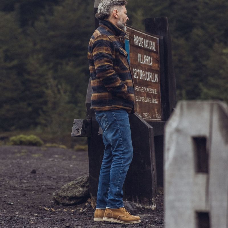 Bota Couro Moc Toe Roadie