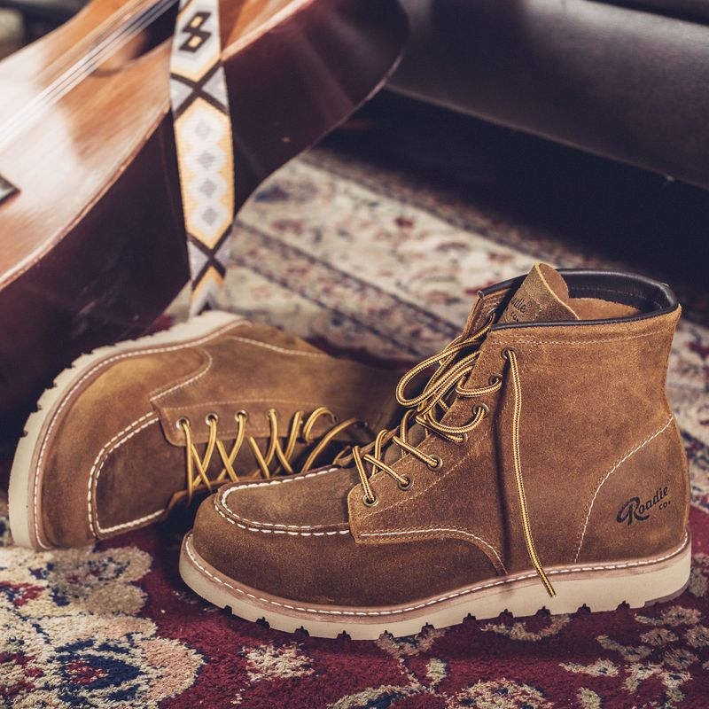 Bota Couro Moc Toe Roadie