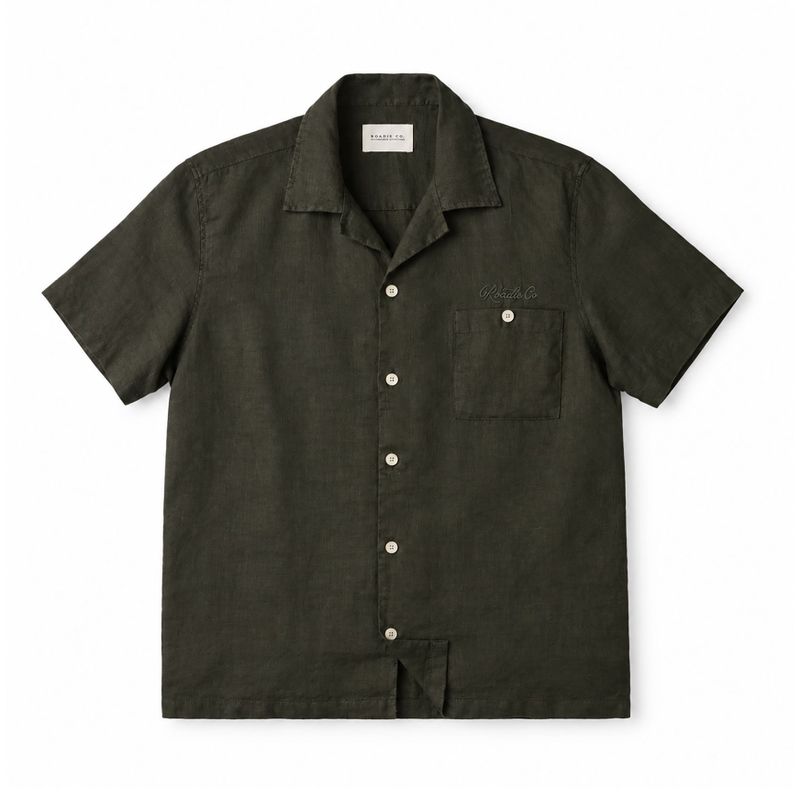 Camisa  Linho  Flow  Camp Collar