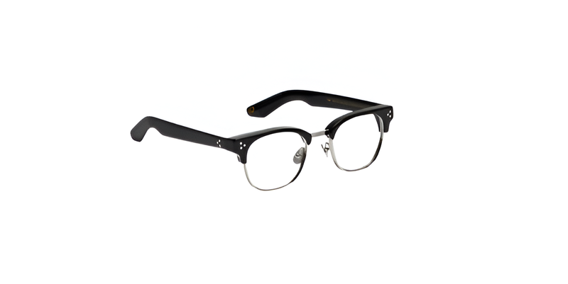 Óculos de Grau Moscot Tinif Black Silver