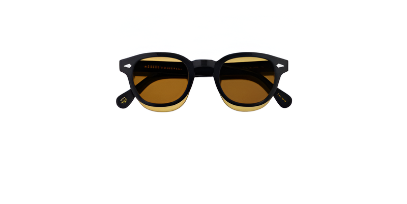 Óculos de Sol Moscot Lemtosh Sun Black Amber