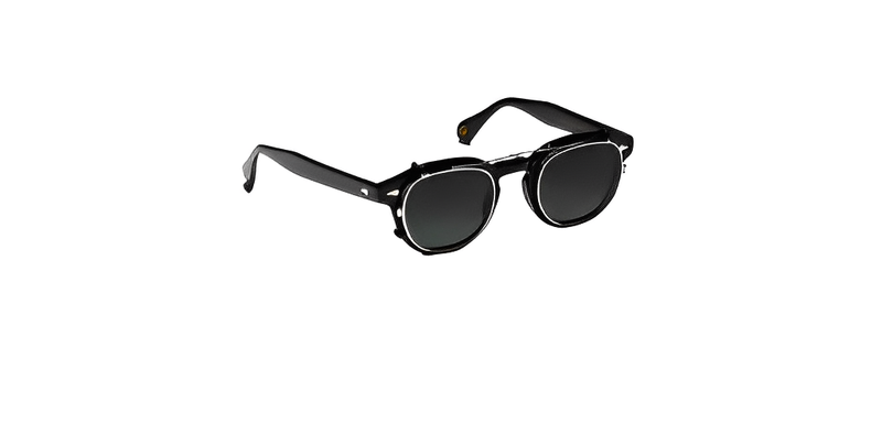 Moscot Cliptosh Silver