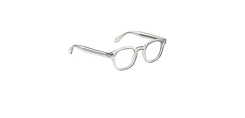 Óculos de Grau Moscot Lemtosh  Crystal
