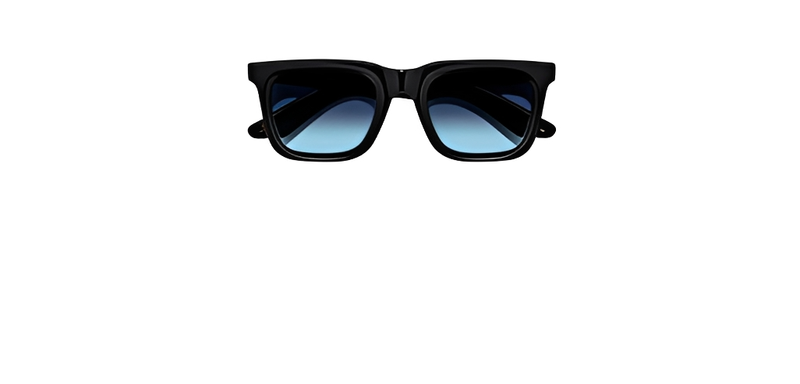 Óculos de Sol Moscot Rizik Sun Black 
