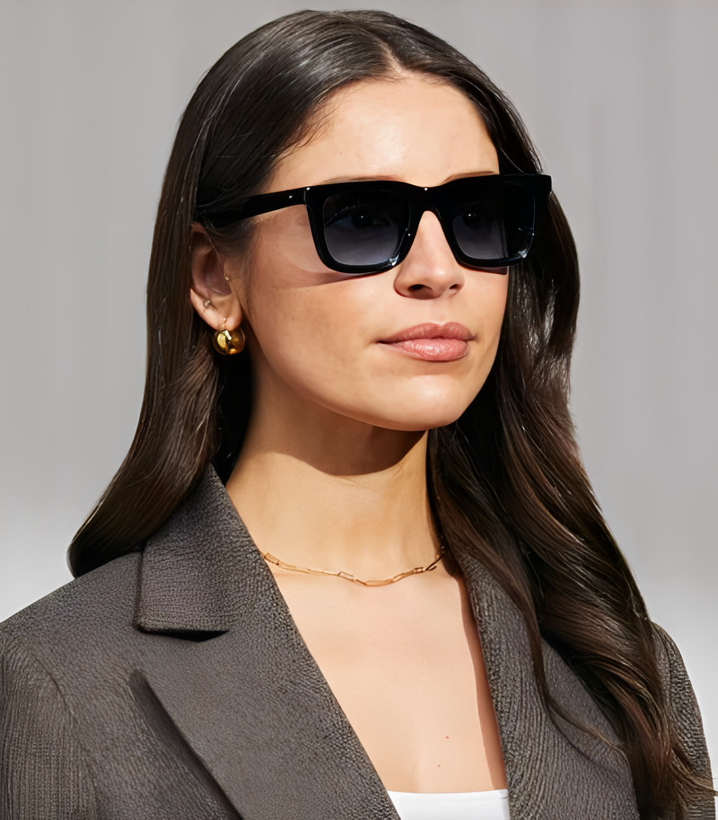 Óculos de Sol Moscot Rizik Sun Black 