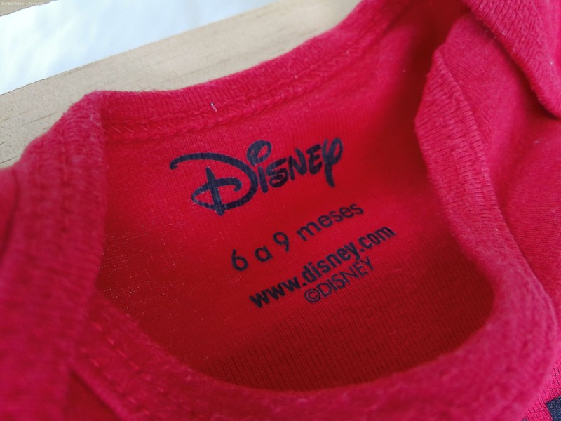 Body Vermelho Mickey