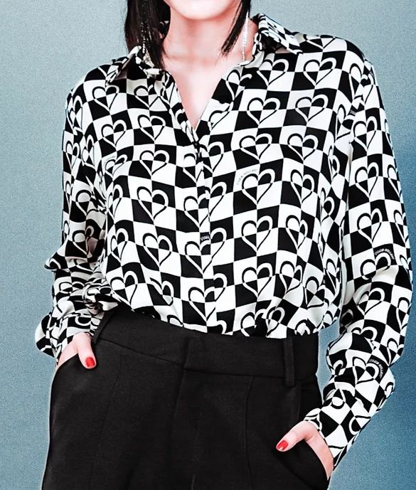CAMISA DE SEDA - 'CORACOES PSICODELICOS'