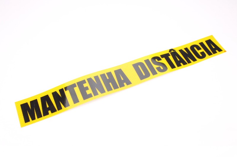 FAIXA REFLETIVA MANTENHA DISTANCIA (LOGOMARCA) - 3M DO BRASIL