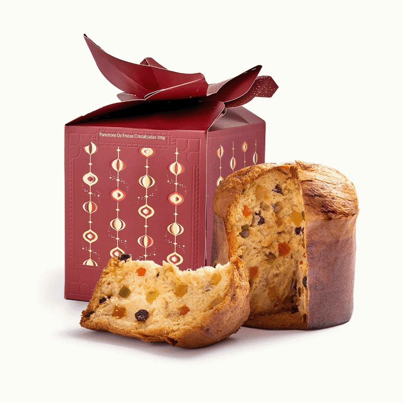 Panettone de frutas cristalizadas