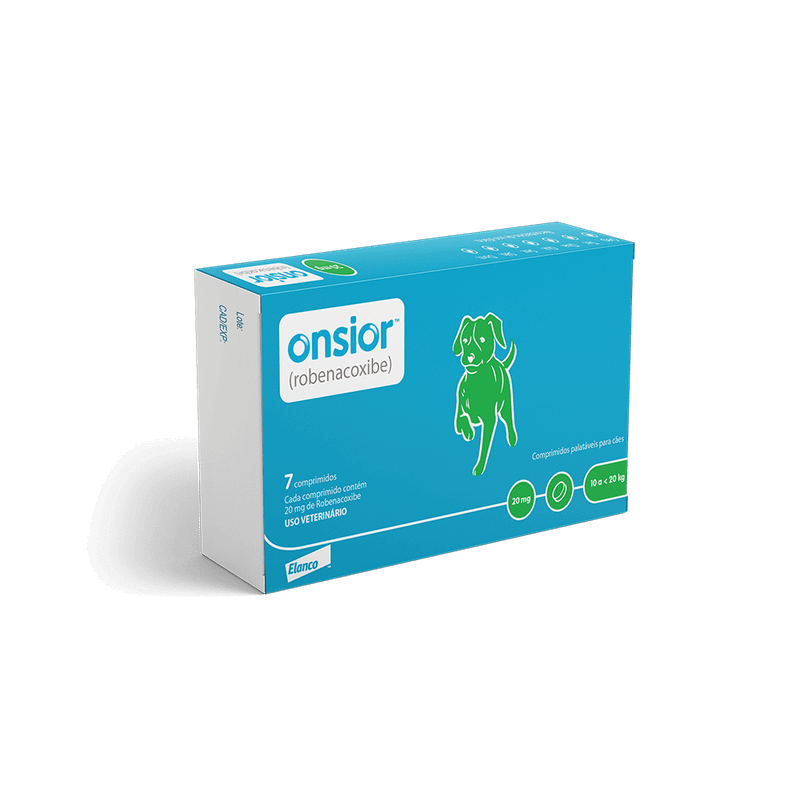 Onsior Anti-inflamatório Cães Elanco 20mg 7 Comprimidos
