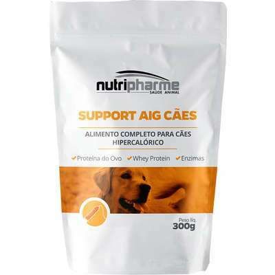Support Ai-g Suplemento Vitamínico Hipercalórico Cães Nutripharme 300g