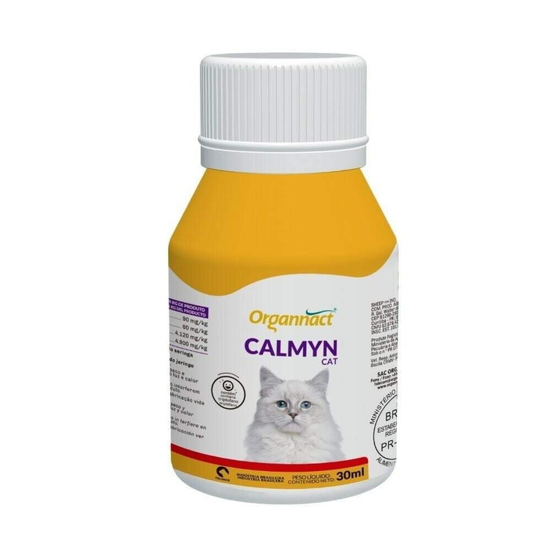 Calmyn Cat Suplemento Alimentar Organnact 30ml