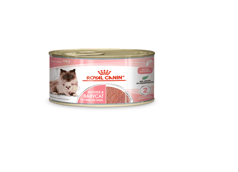 Alimento Úmido Royal Canin Baby Cat Instinctive Gatos Filhotes 195g Lata