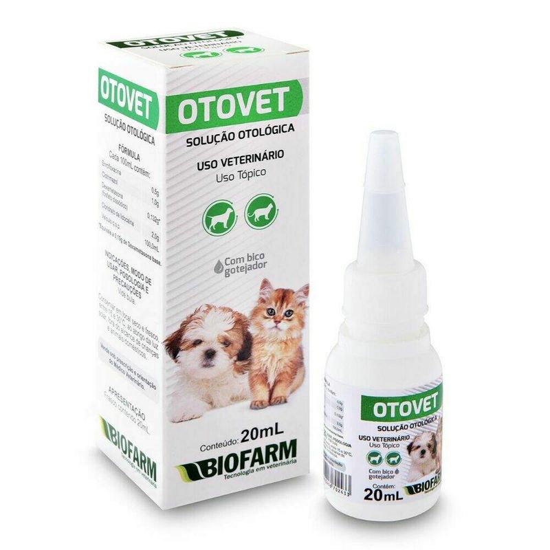 Otovet Solução Otológica Biofarm 20ml