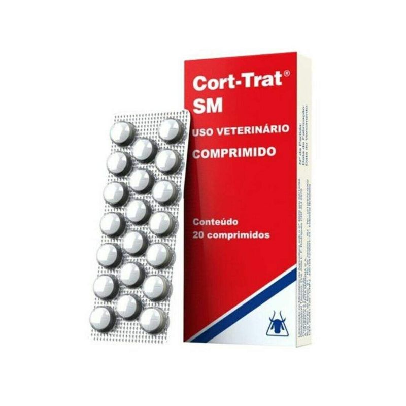 Cort-trat Cães e Gatos SM 20 comprimidos