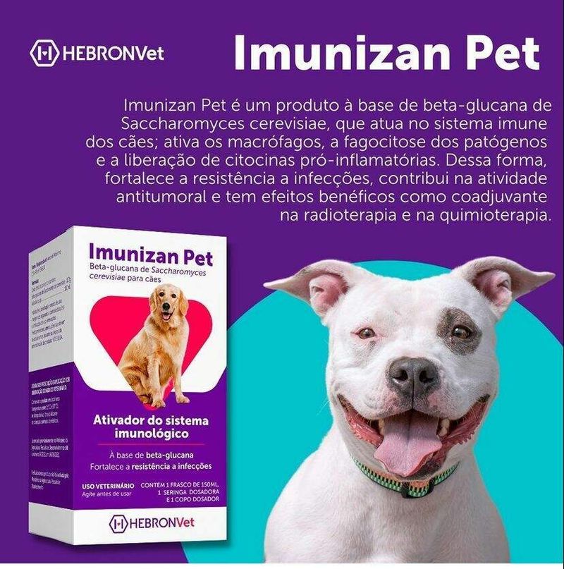 Imunizan Pet Hebron Vet para Cães 150ml