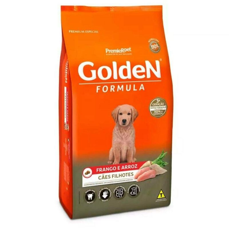 Ração Golden Formula Cães Filhotes Frango e Arroz 15kg