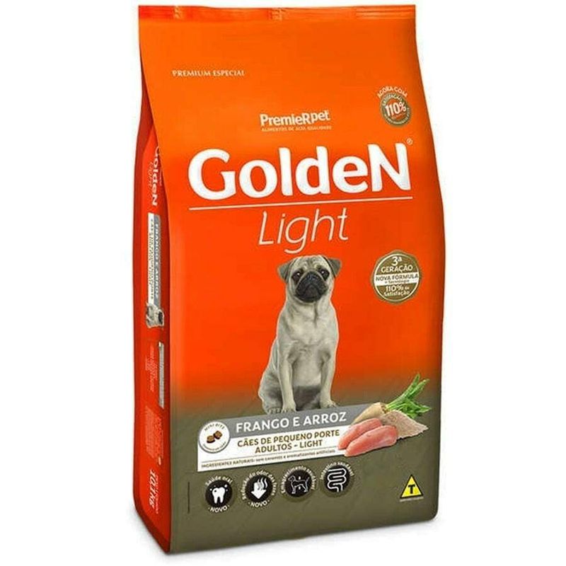 Ração Golden Formula Cães Adultos Pequeno Porte Light 10,1kg