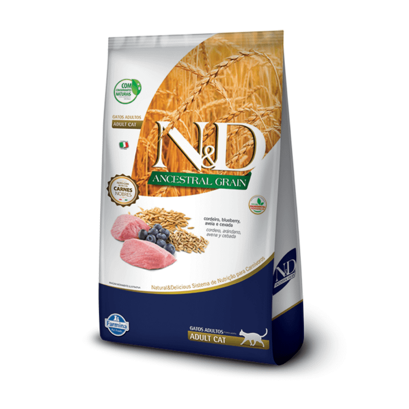 Ração Farmina N&D Ancestral Grain Gatos Adultos Cordeiro 400g