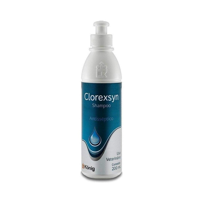 Clorexsyn Shampoo Ação Antisséptica König 200ml