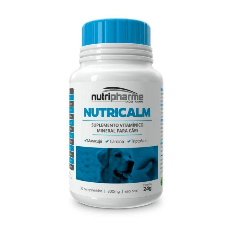 Nutricalm Suplemento Vitamínico Nutripharme 30 Comprimidos
