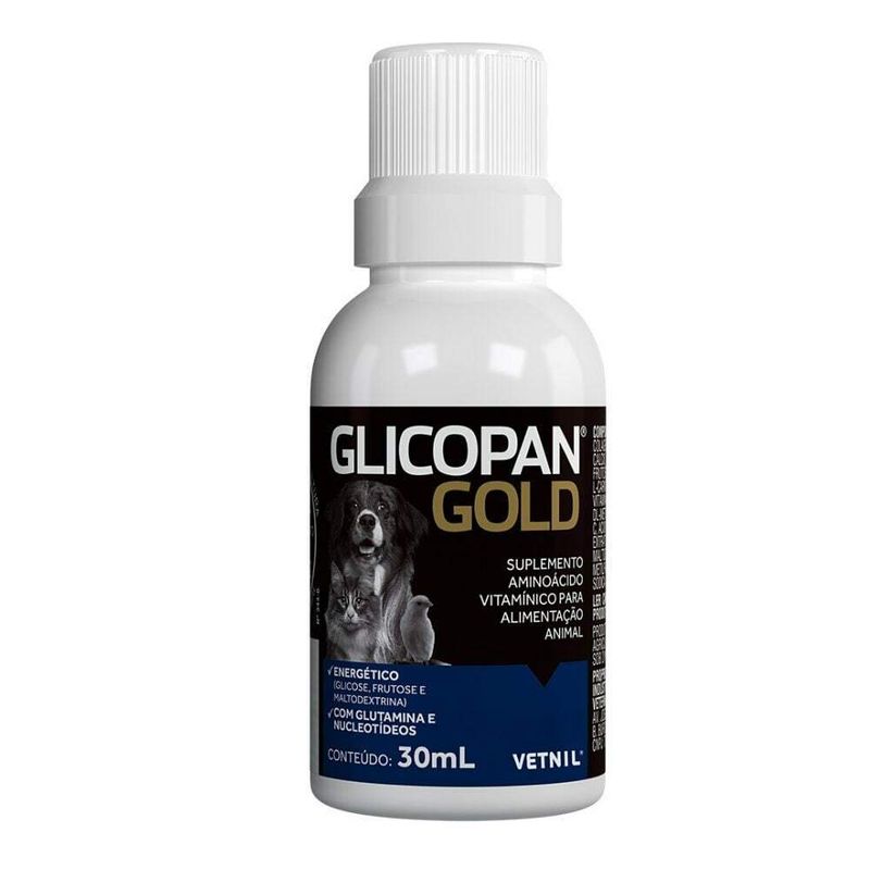 Glicopan Gold Suplemento Vetnil 30ml