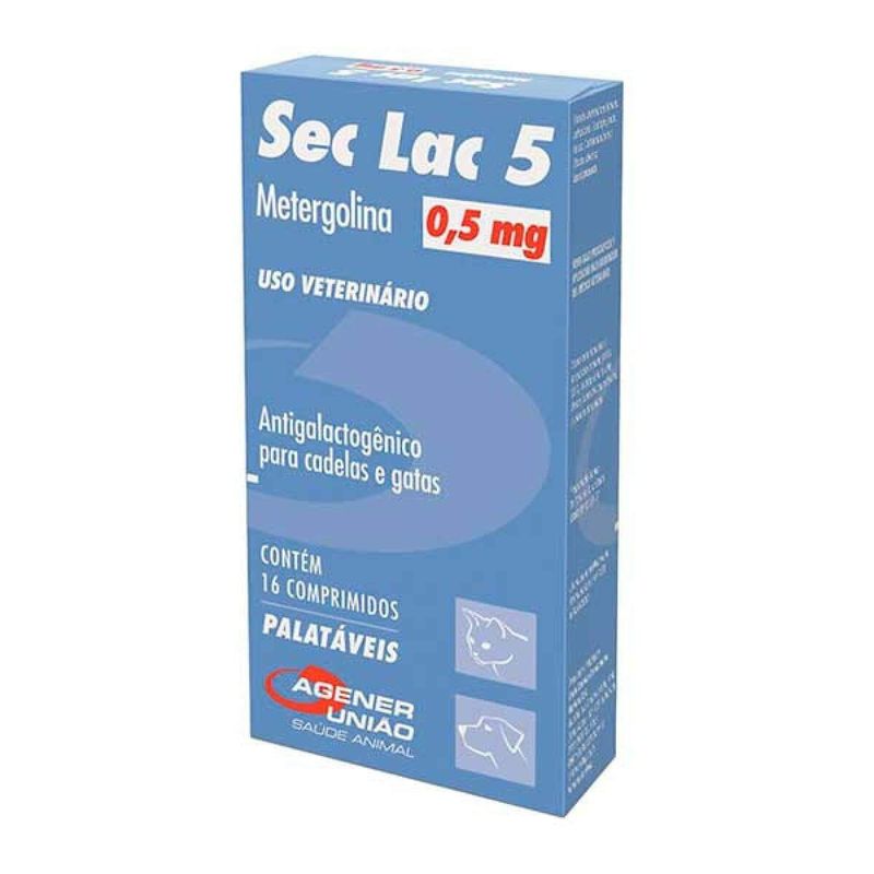 Sec Lac 5 Agener União 0,5mg 16 comprimidos