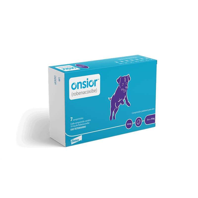 Onsior Anti-inflamatório Cães Elanco 10mg 7 Comprimidos