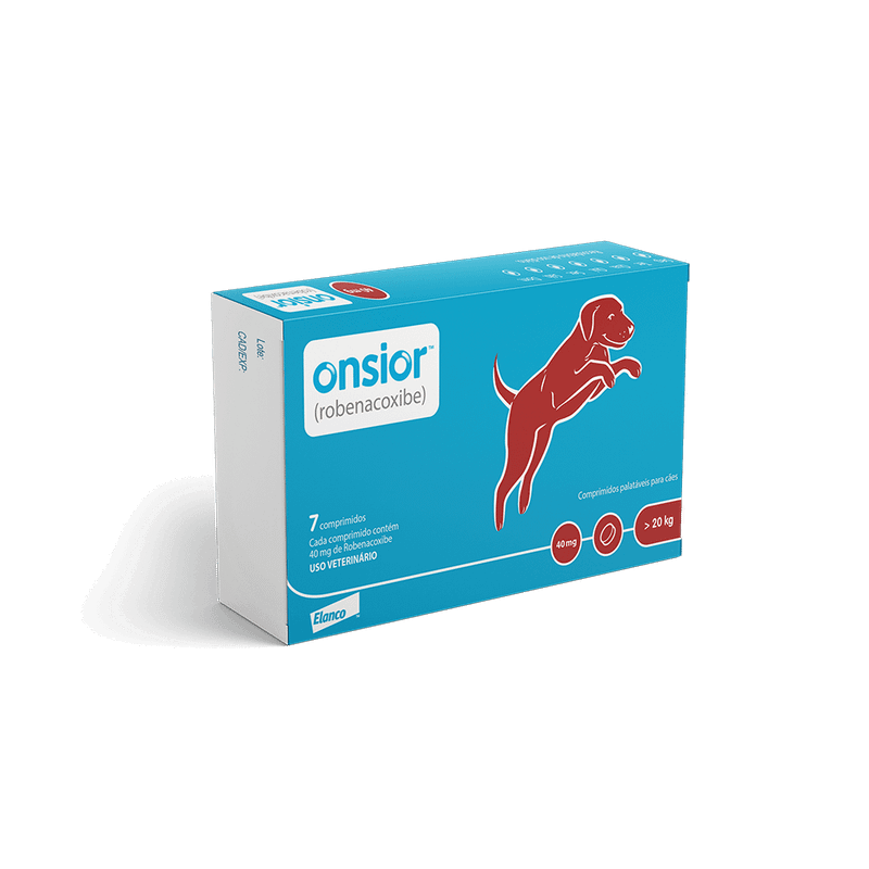 Onsior Anti-inflamatório Cães Elanco 40mg 7 Comprimidos