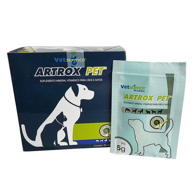 Artrox Pet Suplemento Vitamínico Vetscience 30 sachês