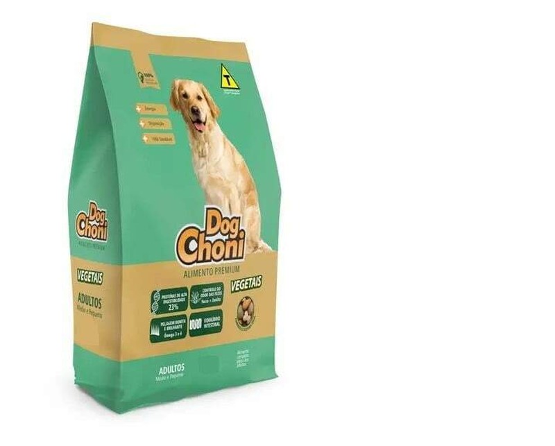 Ração Dog Choni Cães Adultos Vegetais Premium 25kg