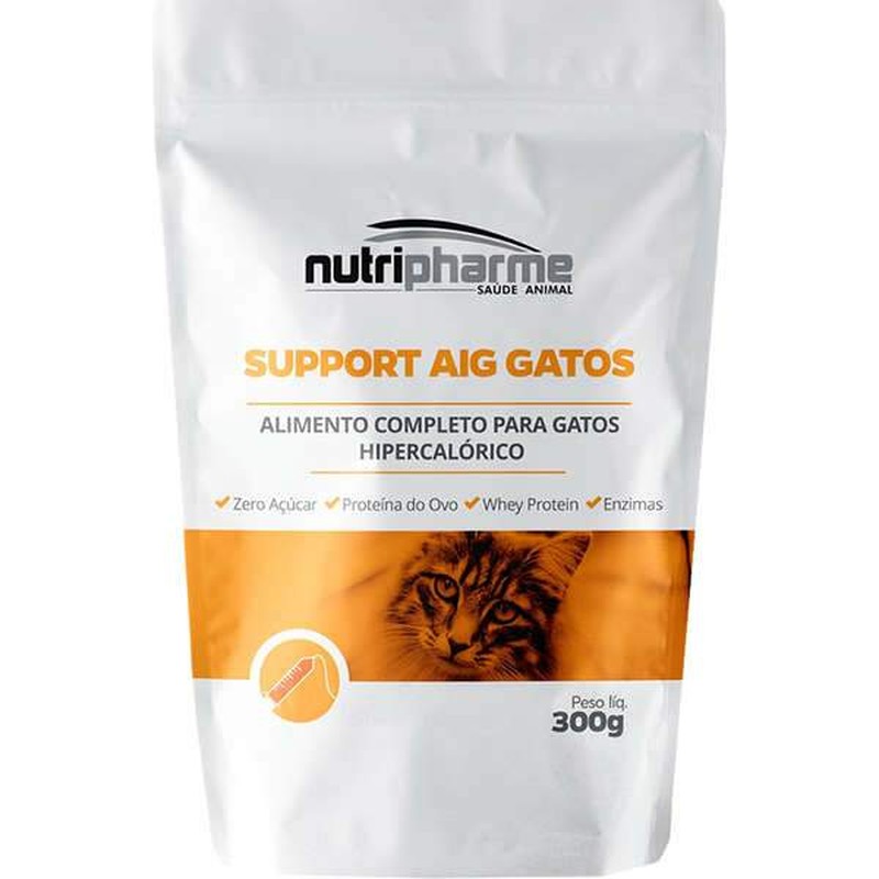 Support Ai-g Suplemento Vitamínico Hipercalórico Nutripharme Gatos 300g