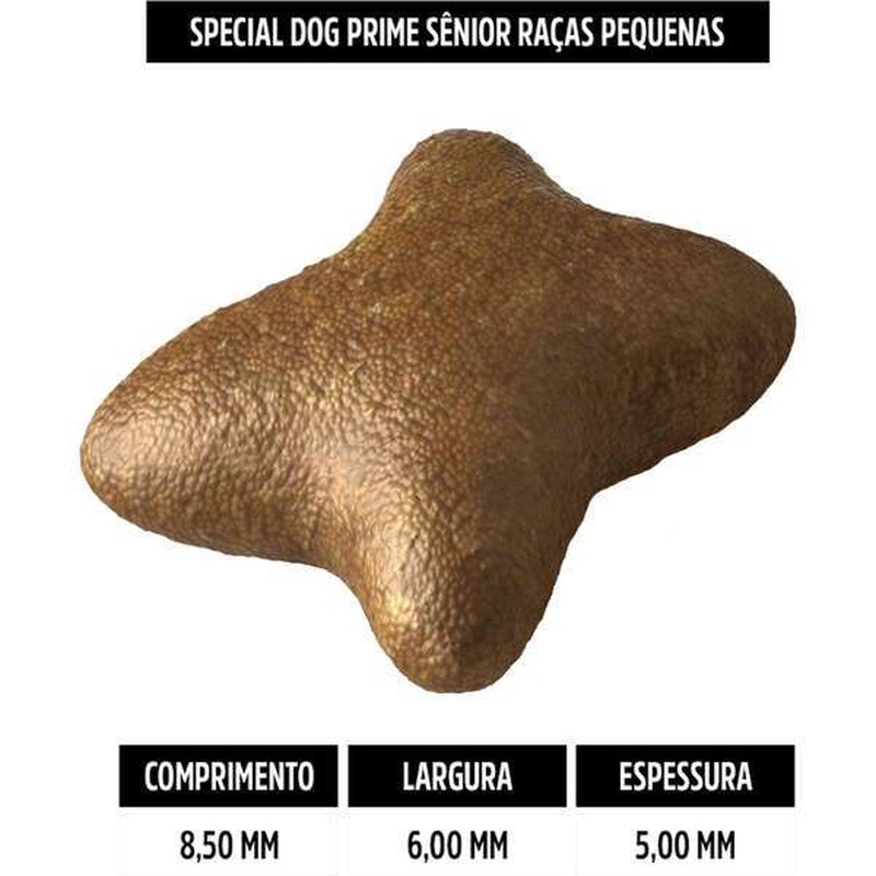 Ração Special Dog Prime Cães Sênior Raças Pequenas 3kg