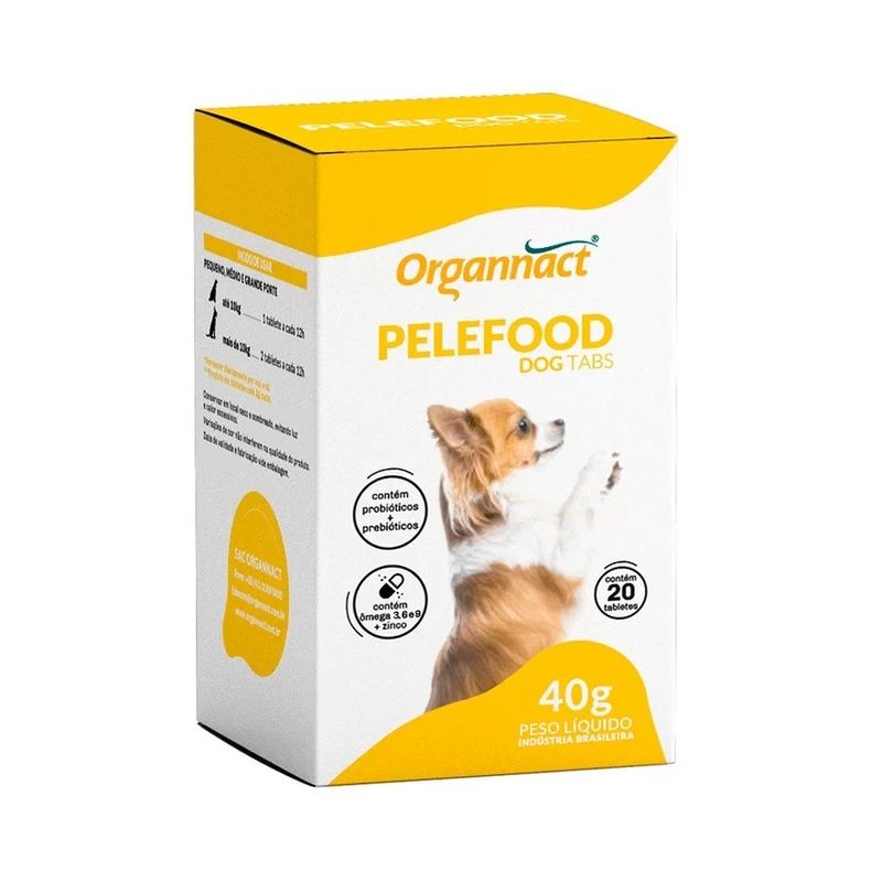 PeleFood Dog Tabs Organnact - 20 tabletes