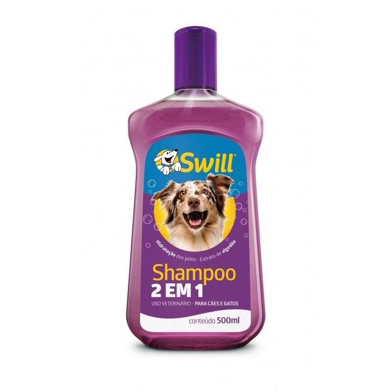 Shampoo Swill 2 em 1 Cães e Gatos - 500ml