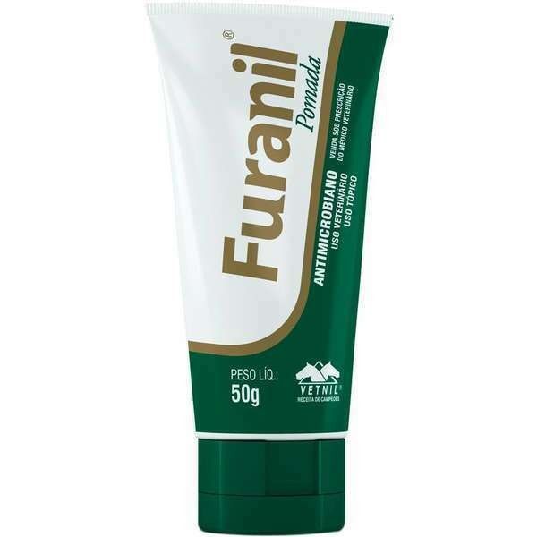 Furanil Pomada Antimicrobiano Cães e Gatos Vetnil  50g